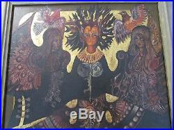Przybys Vintage Painting Surreal Modernism Iconic Angels Deco Expressionism