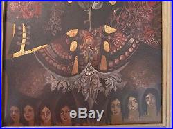 Przybys Vintage Painting Surreal Modernism Iconic Angels Deco Expressionism