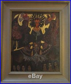 Przybys Vintage Painting Surreal Modernism Iconic Angels Deco Expressionism