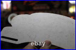 RARE 1950s LAZY DAYS RESORT LAKE OF THE OZARKS PAINTED METAL TOPPER SIGN FISHING