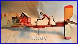 REDUCED! Vintage 1977 FOLK ART Carved & Painted WHIRLIGIG/Wood Chopper/ALVIN HALL