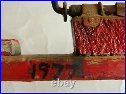 REDUCED! Vintage 1977 FOLK ART Carved & Painted WHIRLIGIG/Wood Chopper/ALVIN HALL