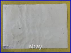 REMEDIOS VARO drawing and painting on old paper signed stamped vintage