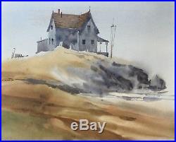 RITCHIE BENSON Original Signed Vintage California Watercolor Painting LISTED