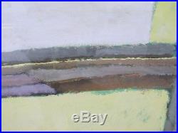 ROTHKO Style Abstract Expressionism Large Vintage Signed Original Oil SF Artist