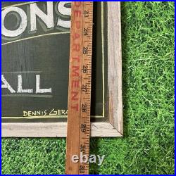 Rare 1968 Detroit Tigers Dennis Gerathy Hand Painted World Champs Sign Vintage