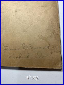 Rare Hand Painted Art Advertising Pond's Creams Signed Conradt Reverse Art Deco
