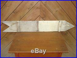 Rare Old Paint Original Early Enter Wood Arrow Sign Vintage Antique Folk Art