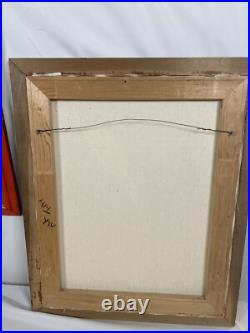 Rare Signed Appel 1995 Original Jazz Band Paintings-Set of 4-Abstract Music Art