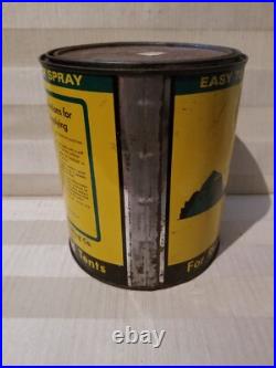 Rare Vintage Canvak Paint Can Gas Oil Advertising Tin Sign Buckeye Fabric Co