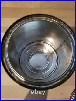 Rare Vintage Canvak Paint Can Gas Oil Advertising Tin Sign Buckeye Fabric Co