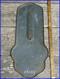 Rare Vintage Double Cola Steel Painted Thermometer Sign C. 1920s