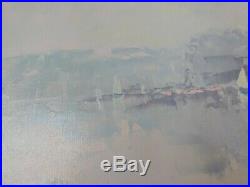 Rare Vintage Henri Du Bois (1837-1909) Impressionist oil painting 19th Century