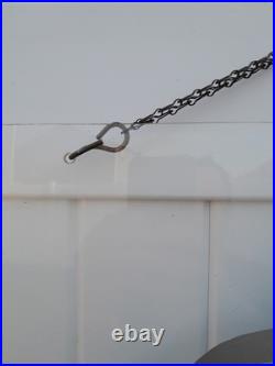 Rare Vintage Retired Mid Century Hogie's Barber Shop Hand Painted Sign 44x20