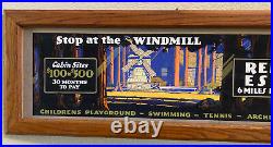 Redwood Estates, Los Gatos, Original Vintage Painting For Advertising Sign 1920s