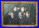 René Magritte (Handmade) Oil On Canvas Signed & Stamped Framed painting, Vtg Art