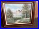 Richard DeLino Original Oil Painting Landscape Framed Signed Artwork Vintage