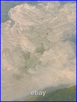 Roberton Oil Painting Seascape Ocean Beach Large 56 X32 Framed Signed Vtg Roberton Oil Painting Seascape Ocean Beach Large 56 X32 Framed Signed Vtg