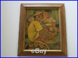 Roger San Miguel Painting Vintage Philippines Filipino Painting Modernism Kids
