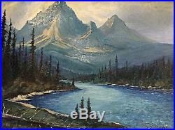 Roland Gissing 1895 1967 ASA signed vintage canadian listed landscape oil