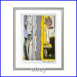 Roy Lichtenstein, Two Paintings Dogwood, 1983 Signed, Original Vintage Print