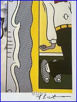 Roy Lichtenstein, Two Paintings Dogwood, 1983 Signed, Original Vintage Print