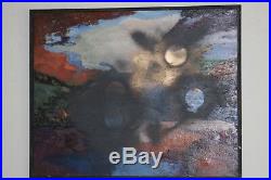 Ruth Buffington Abstract Oil Painting MID Century Modern Modernism Vintage