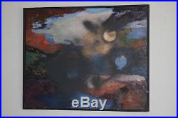 Ruth Buffington Abstract Oil Painting MID Century Modern Modernism Vintage