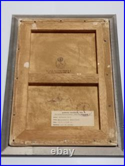 SALVADOR DALI OIL ON CANVAS PAINTING Signed And Stamped Vtg Art