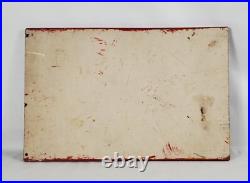 Sign antique vtg old paint Trolley Barn memorabilia shop country store