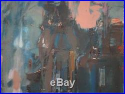 Signed 1960's Modernism Painting Abstract Expressionism Mystery Artist Vintage