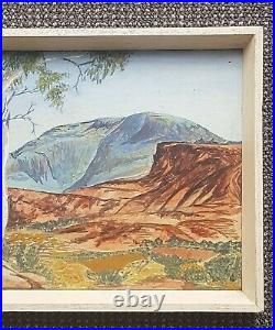 Signed Rc Ellis Vintage Albert Namatjira / Hermannsburg Watercolour Painting