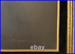 Signed Vintage Sea Captain Oil Painting