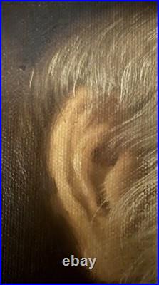 Signed Vintage Sea Captain Oil Painting