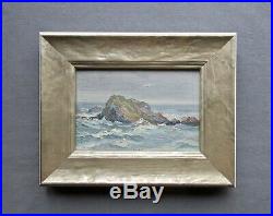 Small Vintage Ogunquit, Maine Impressionist Oil Seascape Painting, Signed