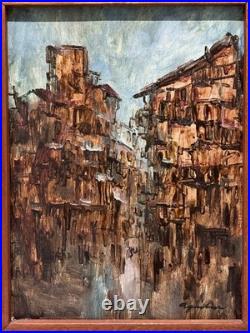 Stunning Original Signed Impressionist Painting, Aguilar, Rare Vintage Art Gifts