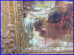 Superb Vintage Impressionist Oil Painting- Signed French Russian Antique Canvas
