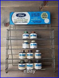 Sweet original vintage old FORD parts paint touch up display sign