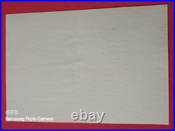 Tim burton painting DRAWING on old paper signed stamped vintage