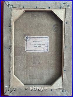 VINCENT VAN GOGH oil painting on canvas, vtg stamped signed