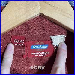 VINTAGE 70s Muskies Inc Hand Painted Advertising Sign Dickies Coveralls Size M