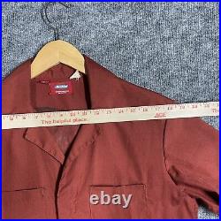 VINTAGE 70s Muskies Inc Hand Painted Advertising Sign Dickies Coveralls Size M