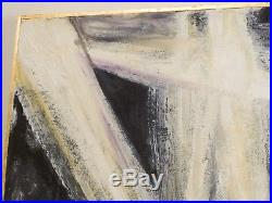 VINTAGE ABSTRACT EXPRESSIONIST OIL PAINTING MID CENTURY MODERN Signed 1978
