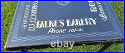 VINTAGE ADVERTISING SAMSON FOLDING TABLE HAND PAINTED HI SPEED GAS Use As Sign