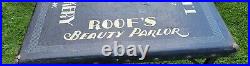 VINTAGE ADVERTISING SAMSON FOLDING TABLE HAND PAINTED HI SPEED GAS Use As Sign
