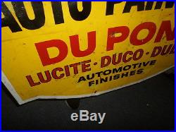 Vintage Dupont Automotive Repair Paint Sign