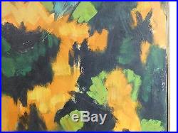 VINTAGE EXPRESSIONIST OIL PAINTING MID CENTURY MODERN Signed Bucks County Artist