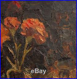 Vintage French Fauvist Still Life Oil Painting Signed A. Derain