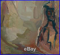 Vintage German Expressionist Landscape Oil Painting Signed H. M. Pechstein