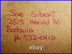 VINTAGE IMPRESSIONISM PAINTING LANDSCAPE American Cowboy Horseback Ranch Farm